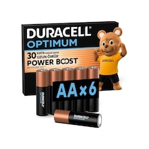 DURACELL OPTIMUM AA Alkalin Kalem Pil (6’lı paket) – 1,5V