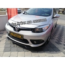 OtoÇizgi Renault Fluance 3 Parça Kanatlı Ön Lip Piano Black OtoÇizgi