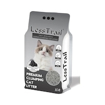 Less Trail Aktif Karbonlu Topaklaşan Bentonit Kedi Kumu 10 L