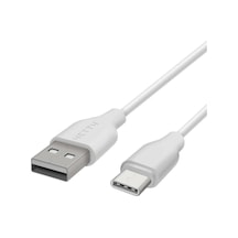 Yetty Type-c Kısa Hızlı Powerbank Şarj Ve Data Kablosu 2.1a Beyaz 20cm Type-c
