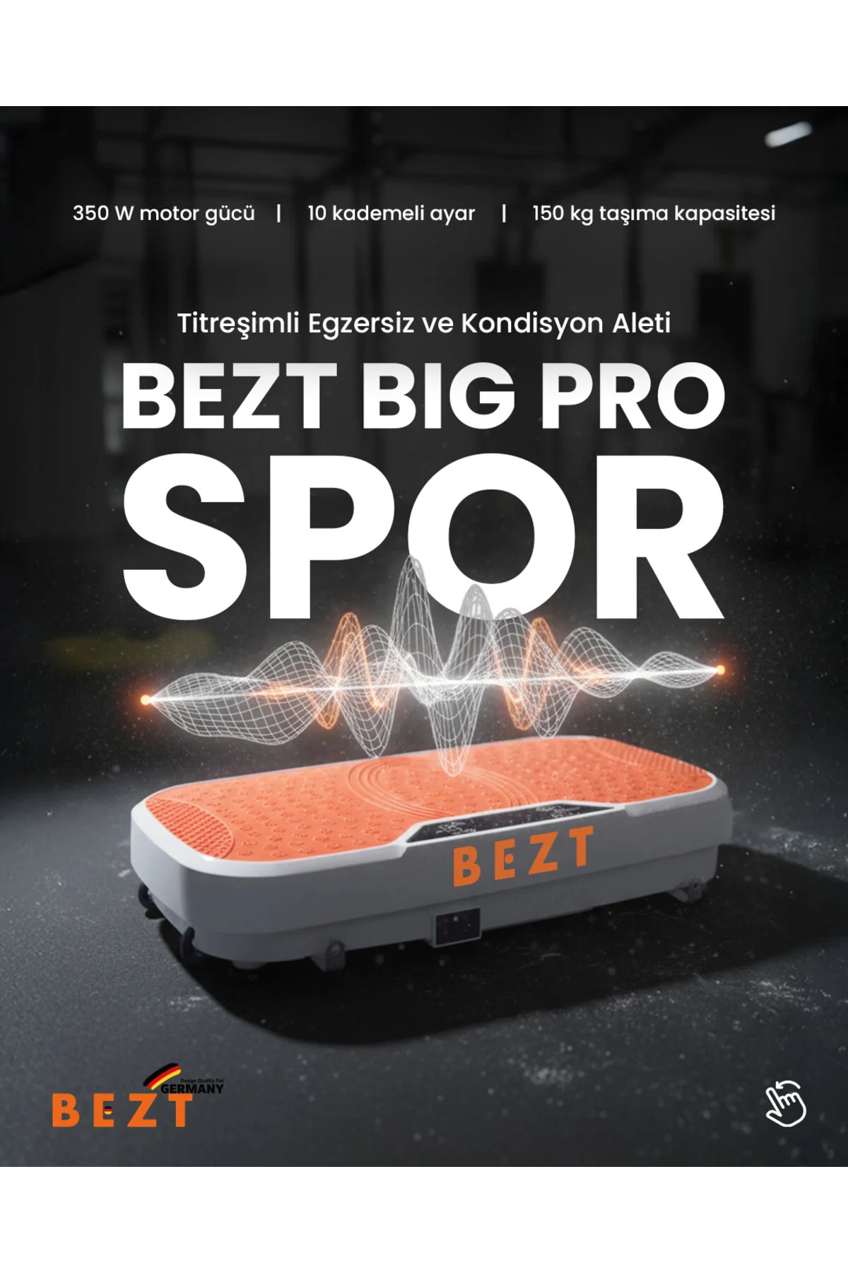 Bezt Vibe 2 Pro Max Vibration Plate Titreşimli Spor Masaj Aleti