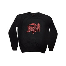 Death Baskılı Sweatshirt Siyah