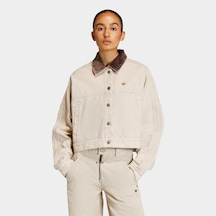 Adidas Originals Kadın Bej Ceket Ke1069 Krem