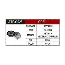 Atf G023 Opel V Kayış Gergi Vectra C Z19dt Z19dth 1340258 51820520