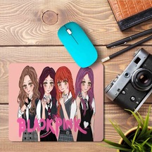 Black Pink Grup Müzik Mouse Pad Baskılı Mousepad Mouse Pad