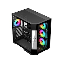 Vento Vg4206fsa 850w Lcd 9.16 İnc Tempered Glass Usb 3.0 Mesh Argb E-atx Tower Kasa + Fsp 850w Gen5