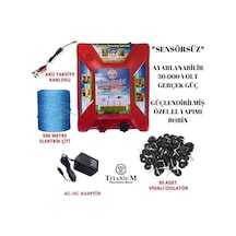 Titanium Night Shock 30KA Elektirikli Çit Sistemi Set-1 30000 Vol