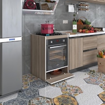 Kenzlife Ankastre Modülü Kabini Berilyum Crd Fırın Ocak Dolabı Kapaklı