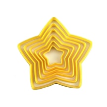Bisküvi Kalıbı Beş Köşeli Yıldız Kurabiye Kalıbı Kesme Kalıbı Çocuklar Yetişkinler İçin Hediye Çok Renkli