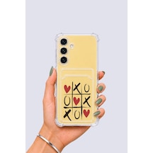 Samsung Galaxy Uyumlu S24 Fe Kartlıklı Xoxo Desenli Kılıf Mh-hs9852-9390