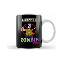 Funny Licensed Zombie Killer Halloween Kupa Bardak Porselen No7389 Karışık