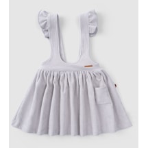 Fitilli Kadife Bebek Jile Elbise Gri Fitilli Kadife Bebek Jile Elbise Gri