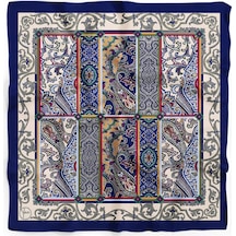 Etnik Patchwork Desen Bandana/fular Çok Renkli