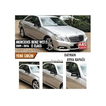 Mercedes Benz W212 2009-2016 Batman Yarasa Ayna Kapağı Piano Blac