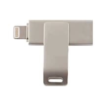 Powerway 128 GB Usb 2.0 Apple Uyumlu iPhone Otg Metal Flash Bellek