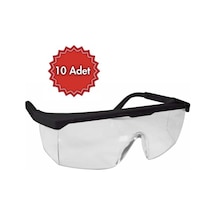 10 Adet Klasik Tip Koruyucu Gözlük Af Buğulanmaz Starline G-004a-c