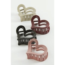 Kalp Renkli Mandal Toka 7 Cm Pembe