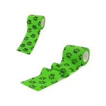 Octacare Kedi Ve Köpek Pati Bandajı, Yeşil, Kendinden Yapışkanlı, Su Geçirmez, 7,5 Cm X 4,5 Metre, 2 Adet