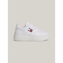 Tommy Hilfiger Deri Kadın Sneaker En0en02506ybs Beyaz