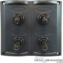 4'Lü Izoleli Switch Panel Sigortalı