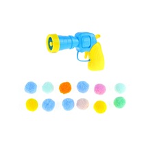 Oyuncak Pelüş Top Atan Tabanca 12 Adet Pelüş Top