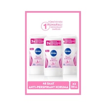 Nivea Pearl & Beauty 48 Saat Kadın Stick Deodorant 3 x 50 ML