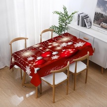 Yeni Yıl Amerikan Servisi Noel Tarzı Tasarım Masa Örtüsü G Diğer