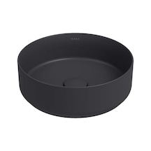 Isvea Infinity Tezgah Üzeri Lavabo 36CM Antrasit