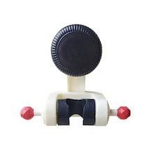 Hightower Siyah Vantuzlu Duş Başlığı Askısı Deliksiz Montaj Yağmur Ve El Duşu İçin Dayanıklı Siyah