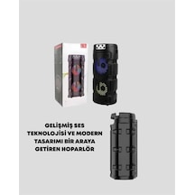Mey İthalat Kompakt Tasarım, Yüksek Ses Performansı Çoklu Giriş Seçenekli Kablosuz Hoparlör Bluetooth, Usb, Sd Kart, Aux