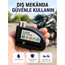 Disk Fren Kilidi Alarmlı Anti Hırsızlık Motosiklet Scooter Bisiklet Yeni Nesil - Lisinya