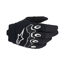 Alpinestars Full Bore V2 Çocuk Ve Genç İçin Kros Motosiklet Eldiveni Siyah Beyaz