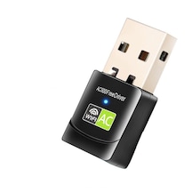 Schulzz 600 Mbps USB Mini Wi-Fi Adaptörü Rtl811 5Ghz Kablosuz Alıc