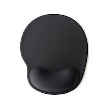 Tıger Track Siyah Bilek Destekli Ergonomik - Kaymaz Taban Mouse Pad