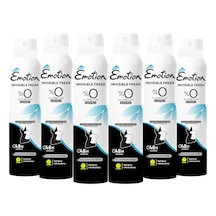 Emotion Invisible Fresh Black & White Kadın Sprey Deodorant 6 x 150 ML
