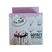 Dr. Gusto Yuvarlak Gofret Yazı Plaket 24 Adet