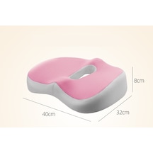 Nefes Alabilen Pamuklu Koltuk Minderi Ofis Koltuğu Minderi Pembe