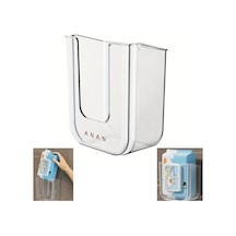 Sunup Sn-26821 Duvar Tipi Banyo Islak Mendil Tutucu Raf Şeffaf