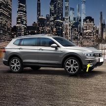 Vw Tiguan 16-20 Ön Tampon Sağ Süs Kapağı Sensörlü Krom 5na854662
