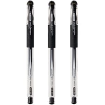 Uniball Signo Needle 0.38 İğne Uçlu Jel Kalem Siyah Üç Adet