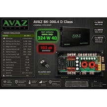 AVAZ BK-300.4 Anfi 4x300 Rms