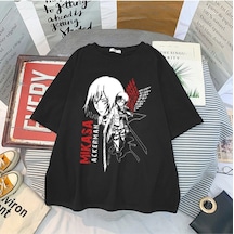 Noıssey Kırmızı Etiket Gala Titan Anime Goth Unisex Giyim T-shirt Model50 16555 Siyah