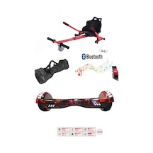 Citymate Elektrikli Kaykay Akıllı Denge Hoverboard + Hoverkart + Çanta Full Ledli Extrem Paket D15