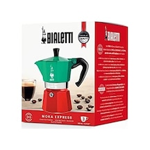 - Moka Express Italia: 3 Cups Ocak Üstü Espresso Pişirici - 130ml - Karma Renk - Alüminyum Gövde - Patentli Güvenlik Valfi - Tüm Ocak Türleri İçin Uygundur İndüksiyon Hariç Aeropress