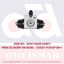 CIFAM 101-594 FREN SİLİNDİRİ PASSAT 88-96 CADDY I 82-92 CADDY II