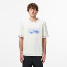 Hugo Nothal Erkek Beyaz T-shirt 50553498