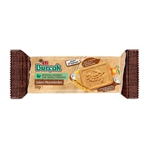 Eti Burçak Bisküvi 24x50g Şekeri Meyvelerden Elma Hindistan Cevizi Portakal 2'li Ekonomik Paket Tarı