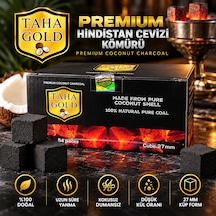 Taha Gold Premium Hindistan Cevizi Kömürü 27 Mm 54 Adet