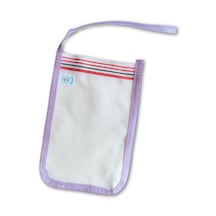 Eker -doğanın Renkleri-mor Biyeli Kese-banyo Ve Duş Kesesi-doğal Özel Dokuma-standart Kese Vücut Peelingi
