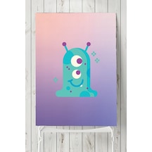 Uzay Temalı Çocuk Odası Poster 4